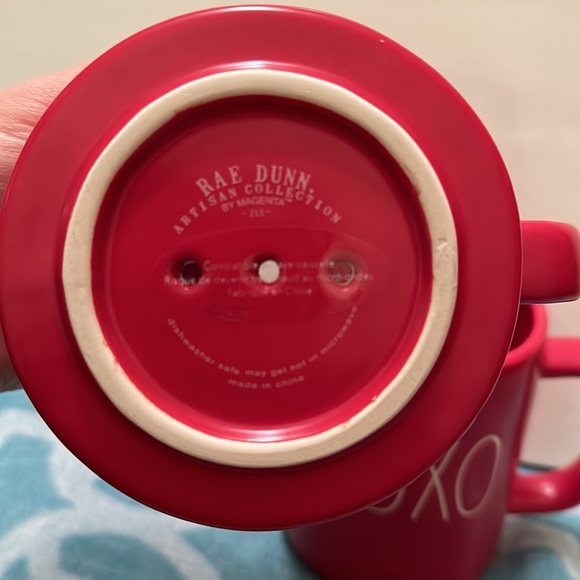 Rae Dunn Red XOXO Mug & Drip Set Valentine’s - Picture 3 of 8